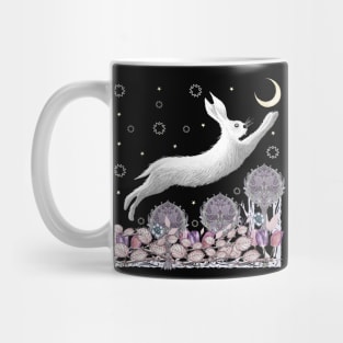 Running Snow Hare Mug